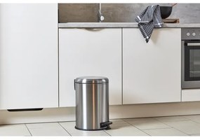 WENKO 22704100 - Cestino LEMAN 30,5x44 cm inox/satinato/nero