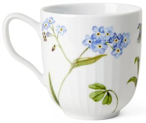 Tazza bianca in porcellana con motivo floreale 330 ml Hammershøi Summer - Kähler Design