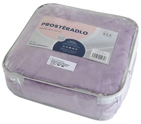 Lenzuolo in microflanella viola 90x200 cm Exclusive - B.E.S.