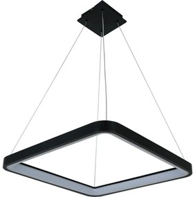 Brilagi - Lampada LED dimmerabile a sospensione su cavo FALCON SLIM LED/50W/230V 50x50 cm nero + telecomando