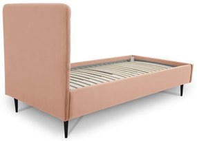 Letto rosa per bambini con contenitore 120x200 cm Star - Scandic