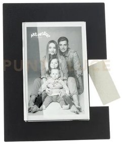 Portafoto di design bliko piccolo nero,avorio