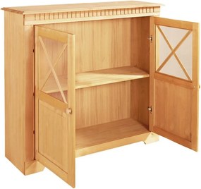 Vetrina in legno di pino in colore naturale 95x35 cm Lisa - Støraa