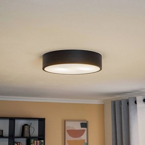 Lamkur Plafoniera Kimban in metallo, Ø 36 cm, nero