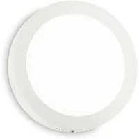 Lampada da parete bianco D 225 x H 40 mm