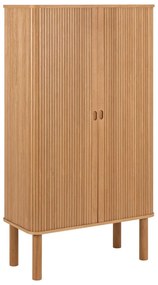 Armadio in rovere con ante scorrevoli in colore naturale 80x145 cm Langley - Actona