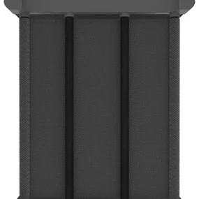 Mensola con 4 vani a cubo e scatole grigia 69x30x72,5cm tessuto