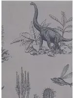 Sian Zeng Carta da parati Dino - Grey