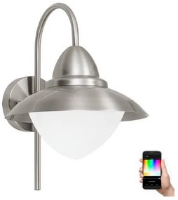 Eglo 33583 - LED RGBW Applique da esterno SIDNEY 1xE27/9W/230V IP44