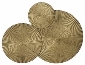 Decorazione da Parete DKD Home Decor Cerchi Legno MDF (107 x 2 x 81 cm)