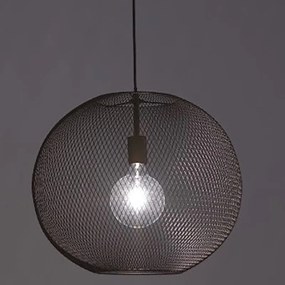 Lampadario Design Esedra nero paralume nero E27 Ø50cm LUCE AMBIENTE DESIGN
