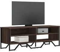 Mobile Porta TV Rovere Marrone 122x34x41cm in Legno Multistrato 848573