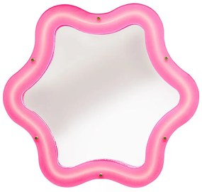 Seletti - Supercurve Mirror w/Bright Frame 85,5x77,5x4 Rosa/Mirror Seletti