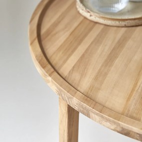 Tikamoon - Tavolino in legno di teak 90 Ana