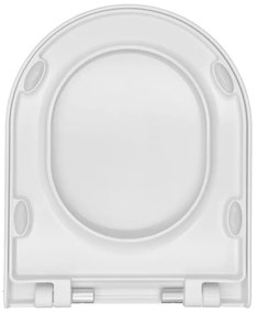 Copri wc compatibile serie Resort di Rak bianco modello avvolgente