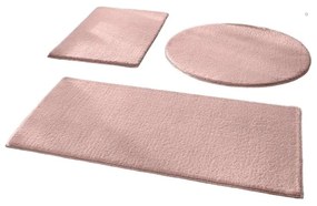 Tappetini da bagno rosa in set da 3 pezzi 50x90 cm - Mila Home