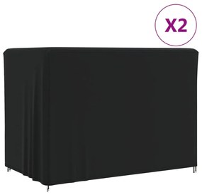 Coperture Altalene Da Giardino 2pz 220x150x150 Cm 420d Oxford /