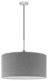 Eglo - Lampadario LED a cavo TUNJA 1xE27/60W/230V grigio