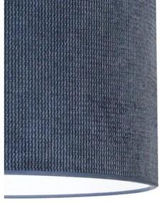 Duolla - Lampadario a sospensione con filo CORDUROY 1xE27/15W/230V diametro 40 cm blu scuro
