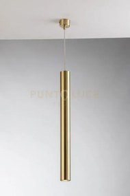 Sospensione fluke tonda oro 1xgu10 5,5x5,5x60cm i-fluke-s oro