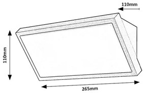 Rabalux 77150 - Applique a LED da esterno RAPLA LED/18W/230V IP65