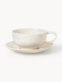 Tazza con piattino fatti a mano Nordic Vanilla