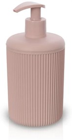 Dispenser sapone da appoggio rosa in plastica Ring