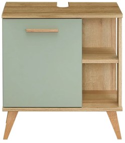 Mobile verde sotto il lavabo in rovere 60x65 cm Set 963 - Pelipal