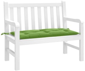 Cuscino Panca Giardino Verde Mélange 100x50x7 Cm Tessuto /