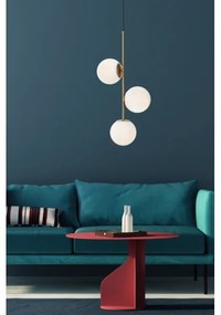 Redo 01-2627 - Lampadario a sospensione con filo NIVA 3xE14/28W/230V