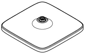 GROHE 26695000 - Soffione doccia VITALIO COMFORT 250 × 250 mm cromo lucido