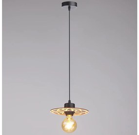 Lampadario a sospensione con filo FALCO 1xE27/60W/230V diametro 20 cm beige