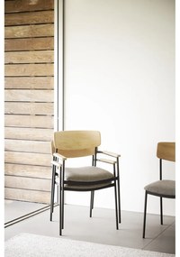 Sedie da pranzo in colore beige-naturale in set da 2 Maymont - Rowico