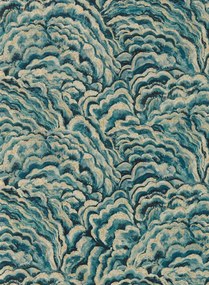 Clarke & Clarke Carta da parati Lumino - Kingfisher/ Gilver