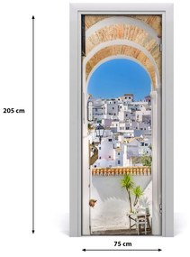 Adesivo per porta interna Andalusia della Spagna 75x205 cm