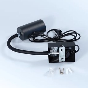 Globo 57911WB - Lampada flessibile da muro ROBBY 1xGU10/25W/230V nero