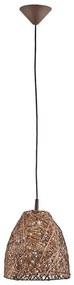 Lampadario a sospensione con filo CONGO 1xE27/15W/230V marrone
