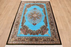 Ghom Tappeto 200 x 140 (Iran) Annodato A Mano