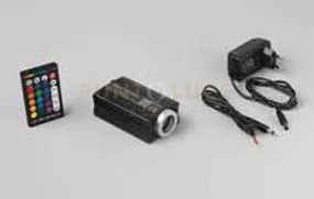 Proiettore led ottico kpa-16w rgbw effetto cambio colore dc12v + ad...