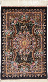 Ghom Tappeto 90x60 (Iran) Annodato A Mano