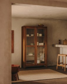 Kave Home - Quadro astratto Sabira in rame invecchiato 100 x 100 cm