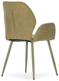 Set di sedie da pranzo verde in imbottito 2 pz Ansu – Marckeric