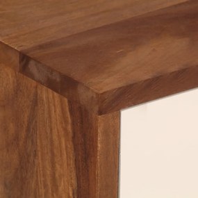 Comodino in legno massello di sheesham 45x30x45 cm