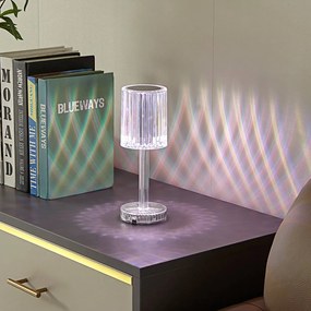 Lindby Lampada da tavolo LED Louane, 25,7 cm, USB, RGBW
