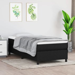 Giroletto Senza Materasso Nero 90x190 Cm İn Tessuto /