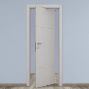 Porta rototraslante City grigio L 70 x H 210 cm destra