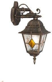 Lanterna da parete per esterni vintage intelligente in bronzo incl. Wifi A60 - Antigua