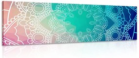 Stampa su tela – Mandala pastello