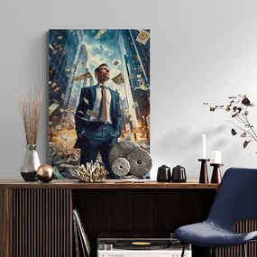Stampa su tela – Uomo d'affari di Wall Street
