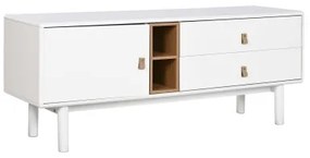 Mobile TV Home ESPRIT Bianco Naturale polipropilene Legno MDF 140 x 40 x 55 cm